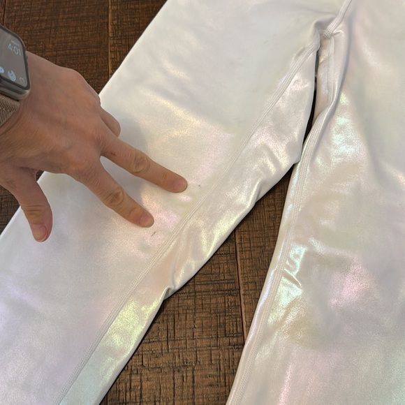 Zyia Iridescent White Unicorn Luxe Leggings - Picture 6 of 12